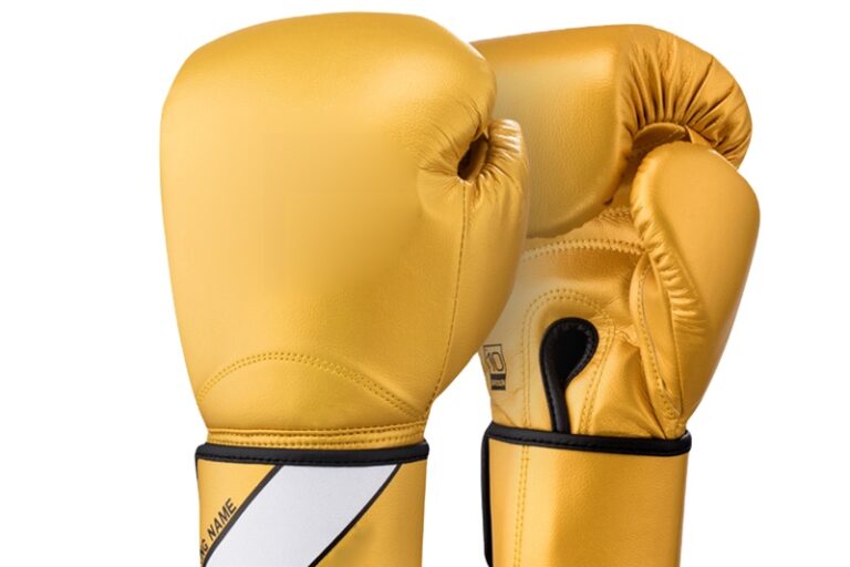 Dirt-resistant gym leather boxing gloves (4)