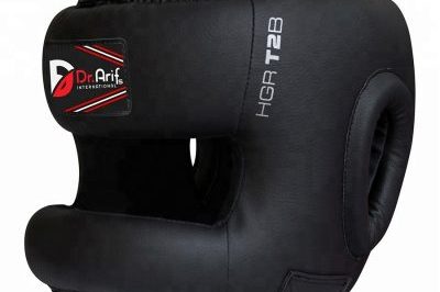 Full protection black boxing helmet (6)