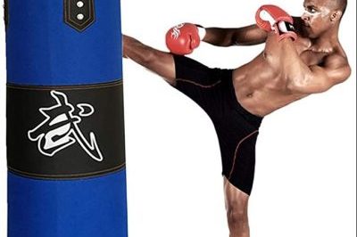 Heavy boxing exercises strength hanging sandbags (6)