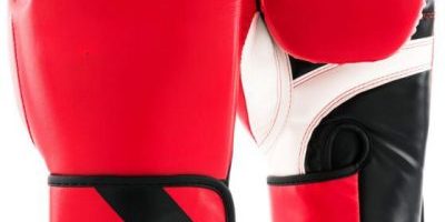 Red leather custom boxing gloves (6)