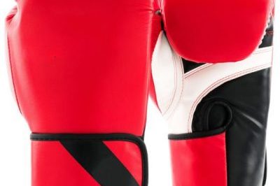 Red leather custom boxing gloves (6)