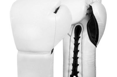 White top quality men’s boxing gloves (5)