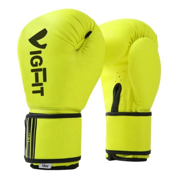 Custom PU Leather Boxing Gloves