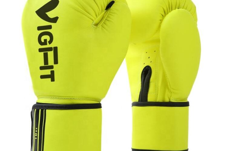 Custom PU Leather Boxing Gloves