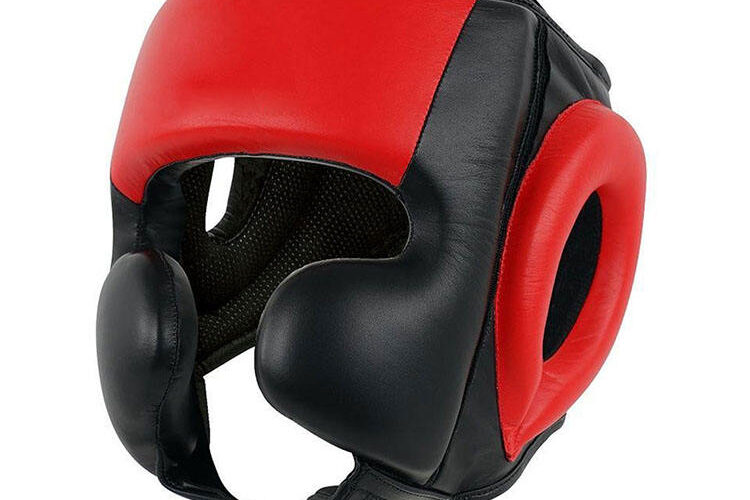 High Quality PU Leather Boxing Face Protector Head Guard (5) Boxing Face Protector Head Guard