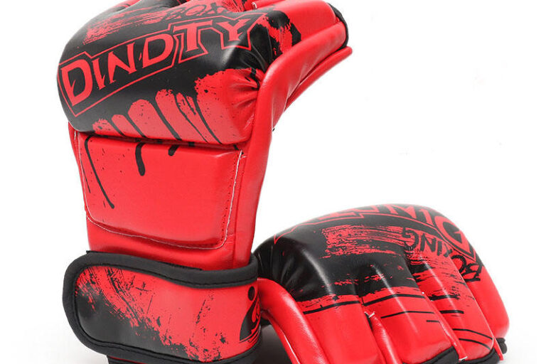 Leather MMA Fingerless Boxing Gloves Factory Supply (1) MMA Boxing Gloves for Training