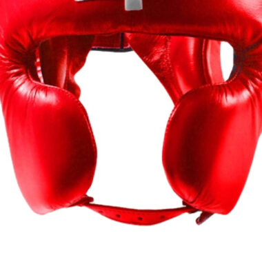 Premium Leather Boxing Headgear Helmet