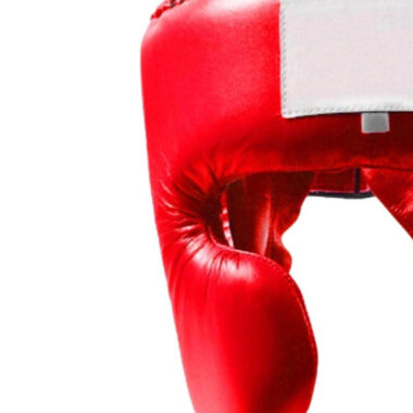 Premium Leather Boxing Headgear Helmet
