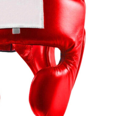 Premium Leather Boxing Headgear Helmet