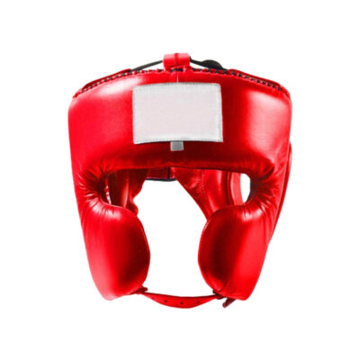 Premium Leather Boxing Headgear Helmet